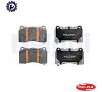 Delphi Brake Pads Set Front With Anti-Squeak Plate Fits Tesla Model S Model X