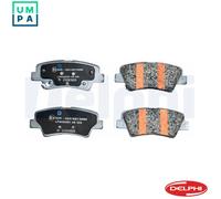DELPHI LP5020EV Brake pad set