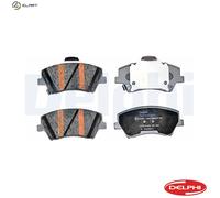 DELPHI LP5024EV Brake pad set