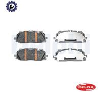 Front Disc Brake Brake Pad Set Delphi LP5030EV Fits Audi e-Tron Q8 E-Tron