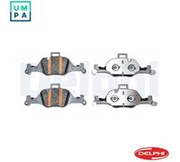 DELPHI LP5050EV Brake pad set