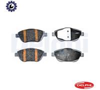 BRAKE PAD SET DISC BRAKE LP5083EV FOR PEUGEOT CITROËN 8FN 1.4L 4cyl C3 PICASSO