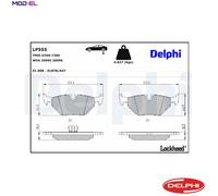 Fits DELPHI LOCKHEED HAMULCE LP555 HAM PADS. REAR 730, 735, 740, 750 ⭐UK Stock⭐