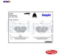 Fits DELPHI LOCKHEED HAMULCE LP555 HAM PADS. REAR 730, 735, 740, 750 ⭐UK Stock⭐