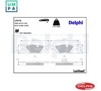 BRAKE PAD SET DISC BRAKE LP576 FOR SAAB 900/Hatchback//Convertible/Combi 2.0L