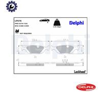 BRAKE PAD SET DISC BRAKE LP576 FOR SAAB 900/Hatchback//Convertible/Combi 2.0L