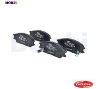 Disc Brake Brake Pad Set Delphi LP704 Fits Hyundai Accent Getz Lantra Pony Pony