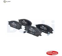 Disc Brake Brake Pad Set Delphi LP704 Fits Hyundai Accent Getz Lantra Pony Pony