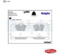BRAKE PAD SET DISC BRAKE LP710 FOR BMW 3/E46/Convertible/Compact/Z/Roadster/E6