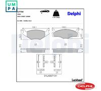 DELPHI LP756 Brake pad set