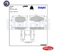 BRAKE PAD SET DISC BRAKE LP756 FOR VW SANTANA GOLF/Mk/III SCIROCCO JETTA 1.6L