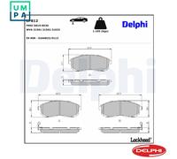 BRAKE PAD SET DISC BRAKE LP812 FOR SUZUKI NISSAN TEANA BLUEBIRD/SYLPHY 1.6L SX4