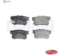 Disc Brake Brake Pad Set Delphi LP948 Fits Acura Honda MG Rover Suzuki Legend