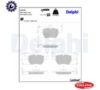 BRAKE PAD SET DISC BRAKE LP978 FOR VW GOLF/III/Mk SHARAN AUDI 100 A4/S4 A6/S6
