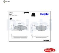 BRAKE PAD SET DISC BRAKE LP979 FOR SKODA FELICIA/Mk/II//Pickup VW FLIGHT 1.9L