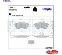 BRAKE PAD SET DISC BRAKE LP980LC FOR VW LT/28-35/II/Bus/28-46/Platform/Chassis