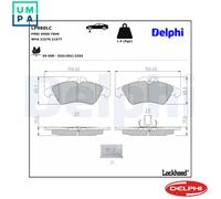 BRAKE PAD SET DISC BRAKE LP980LC FOR VW LT/28-35/II/Bus/28-46/Platform/Chassis
