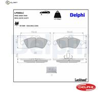 BRAKE PAD SET DISC BRAKE LP980LC FOR VW LT/28-35/II/Bus/28-46/Platform/Chassis