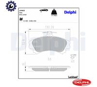 BRAKE PAD SET DISC BRAKE LP993 FOR MITSUBISHI SPACE/STAR/MPV CARISMA MIRAGE/VI