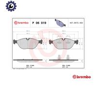 BRAKE PAD SET DISC BRAKE P 06 019 FOR VW GOLF/IV/Mk PASSAT AUDI TT A4 A8/S8 3.2L