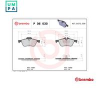Brake Pads Set fits MINI ONE 1.6 Front 01 to 06 W10B16A Brembo 34111503076 New