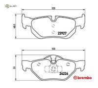 BRAKE PAD SET DISC BRAKE P 06 038X FOR ZINORO BMW B38 B15 C 1.5L 3cyl 3 SERIES