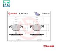 Brembo Brake Pads 10111083A