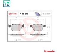 Brembo Brake Pad Front - P06049X