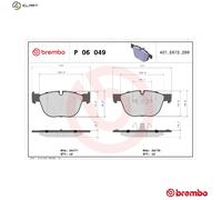 Brembo Brake Pad Front - P06049X