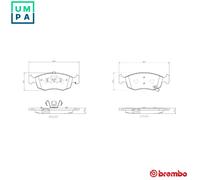 Brake Pad Kit Rear DR DR 5 1.6 1.8 1.9 2.0 Gas LPG Diesel 2011