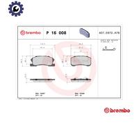 BRAKE PAD SET DISC BRAKE FOR DAIHATSU SIRION STORIA YRV/MPV MAX OPTI/II 1.0L