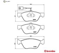 BREMBO P 23 112 Brake pad set