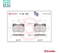 Brembo Brake Pads 10151041A