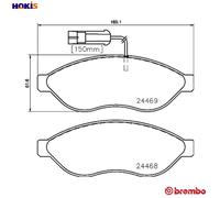 BRAKE PAD SET DISC BRAKE P 23 143 FOR PEUGEOT MANAGER/Platform/Chassis/Van/Bus