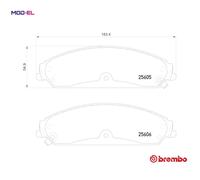 BREMBO Brake pad set PRIME LINE with acoustic wear warning P 23 149 Brake pads,Brake pad set, disc brake CHRYSLER,LANCIA,DODGE,300 C Touring (LX, LE)