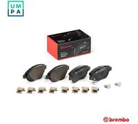 Brembo Brake Pad Set P 23 153 - Front Disc Anti-Squeak Plate Fits Fiat 500L