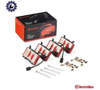 BRAKE PAD SET DISC BRAKE P 23 185X FOR ALFA ROMEO EC2/552 73 835 2.0L 4cyl 2.9L