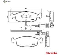 BRAKE PAD SET DISC BRAKE FOR FORD ESCORT/IV/Mk/VI/Convertible/Turnier/NOMADE