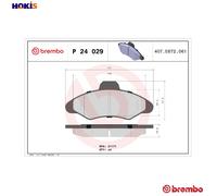 BRAKE PAD SET DISC BRAKE FOR FORD ESCORT/V/Mk/VI/Turnier/NOMADE/Break/VII/'91