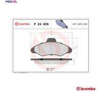 BRAKE PAD SET DISC BRAKE FOR FORD ESCORT/V/Mk/VI/Turnier/NOMADE/Break/VII/'91