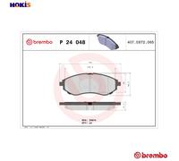 Brembo Brake Pads P 24 048 Front Set of 4 for Chevrolet Daewoo