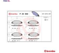 BRAKE PAD SET DISC BRAKE P 24 053 FOR FORD TRANSIT/Van/Platform/Chassis/Bus 2.4L