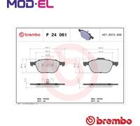 BREMBO P 24 061X Brake Pad