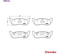 BRAKE PAD SET DISC BRAKE FOR FORD USA EXPLORER/SUV ESCAPE MERCURY 4.0L 6cyl 2.5L