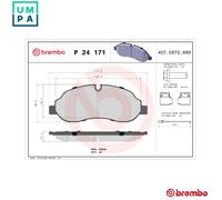 Brembo Front Brake Pad Set fits Ford Transit Custom Tourneo Custom