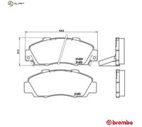 BREMBO P 28 026 Brake pad set