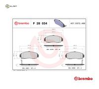 Brembo Brake Pads 10160124A