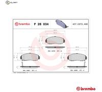 Brembo Brake Pads 10160124A