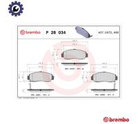 Brembo Brake Pads 10160124A