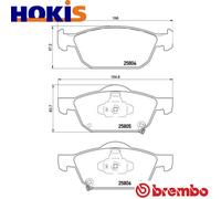 BREMBO P 28 076 Brake Pads